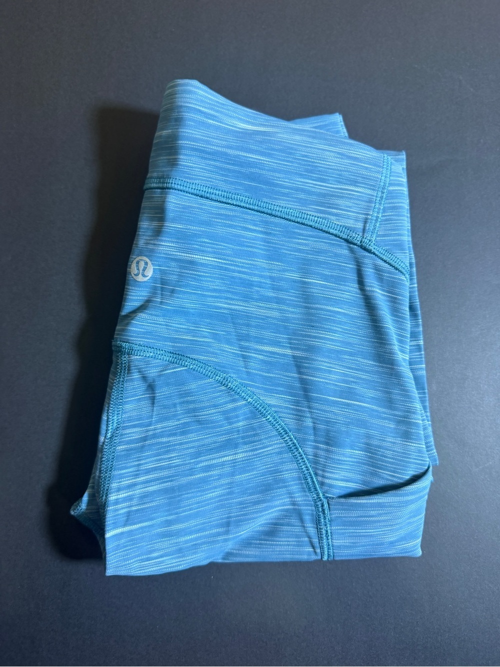 lululemon athletica Women’s Blur Athletic Leggings - Light Blue Space Dye